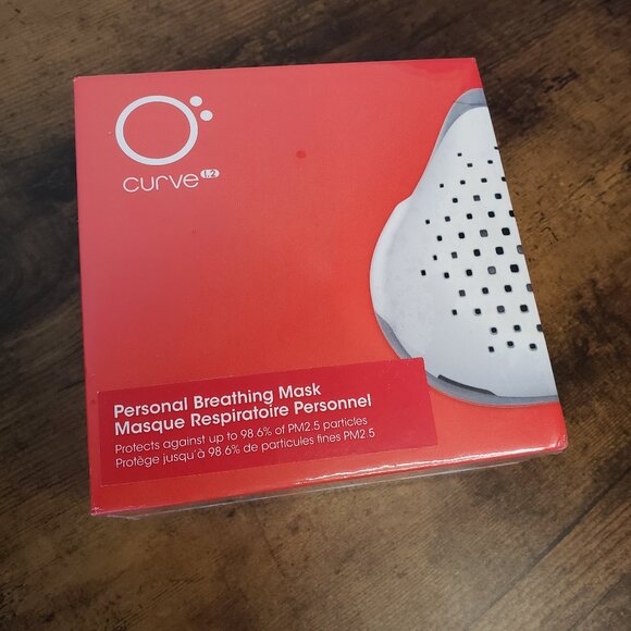 New/Sealed O2 Curve Face Mask 1.2 Premium Respiratory Protection *earthquake kit - Picture 3 of 10